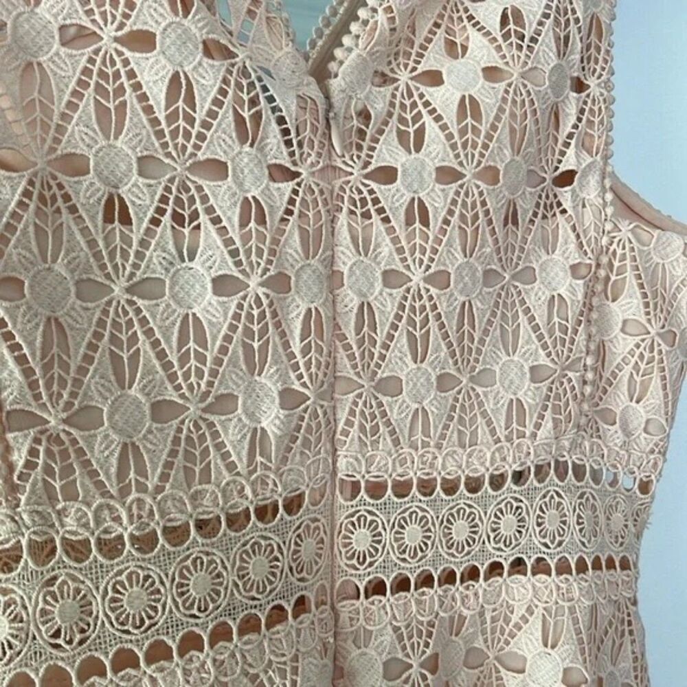 NWOT Sandro Bilali Guipure Lace Dress Women Size 2 - S/M - Picture 11 of 16